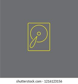 Magnifying vector icon