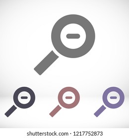 Magnifying Vector icon