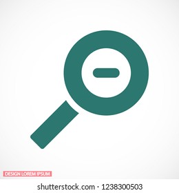 Magnifying Vector icon