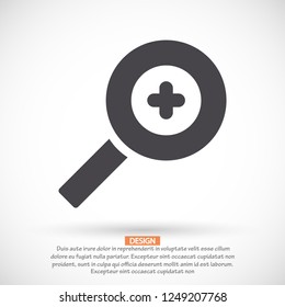Magnifying Vector icon