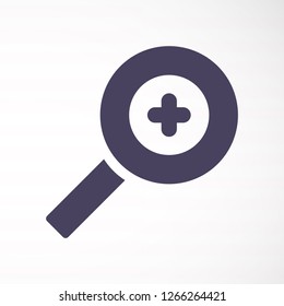 Magnifying Vector icon