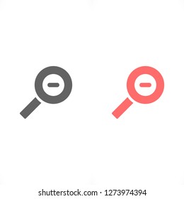 Magnifying Vector icon