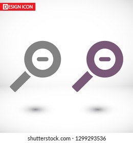 Magnifying Vector icon