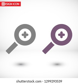 Magnifying Vector icon