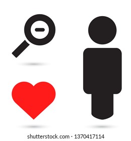 Magnifying Vector icon