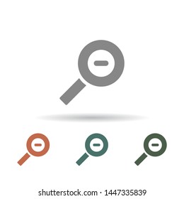 Magnifying Vector icon . Lorem Ipsum Illustration design