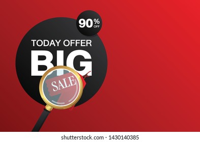 Magnifying Zoom Big Sale Banner