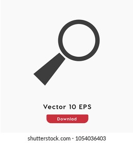 Magnifying,magnify glass,research,find icon vector,lens,look magnifier.loupe sign. Best modern flat pictogram illustration sign for web and mobile apps design