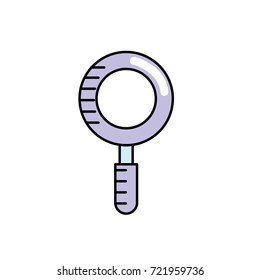 magniifying glass object and school tool