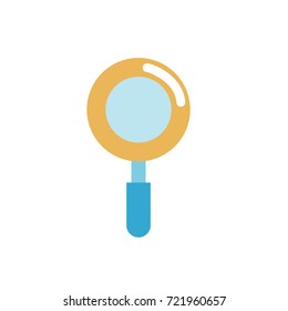 magniifying glass object and school tool