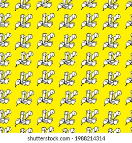 Magnolia buds pattern. Large spring flowers. coloring book for children and adults. For wallpaper, design, coloring, textiles, paper. Stock graphics, isolate. 