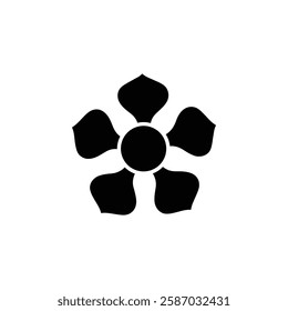 magnolia icon Simple thin line logo