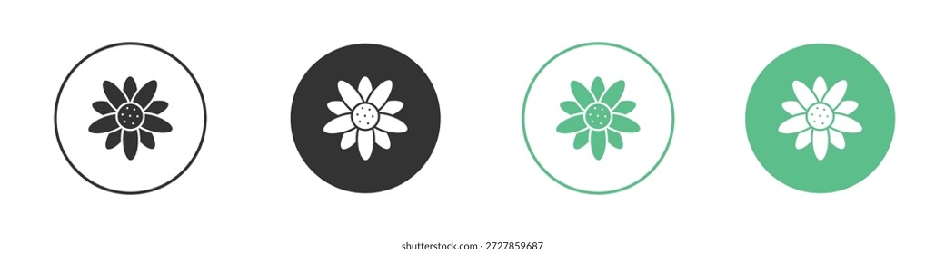Icono de magnolia en estilo sólido se puede utilizar para el Web, móvil, ui
