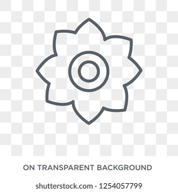 Magnolia icon. Trendy flat vector Magnolia icon on transparent background from nature collection. High quality filled Magnolia symbol use for web and mobile