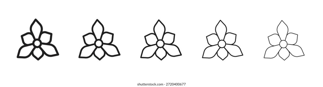 Magnolie-Symbol, Vektordesign-Element, Vektor eps 10