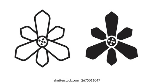 Diseño de Vector de ícono de Magnolia, perfecto para diseños de ui de Sitio web