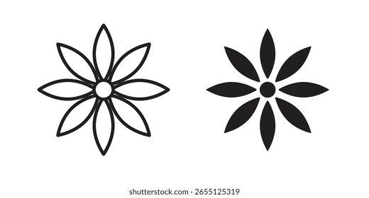 Magnolia icon vetor design. definir ícones da web