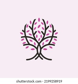 Magnolia Tree Simple And Modern Logo Icon Ideas