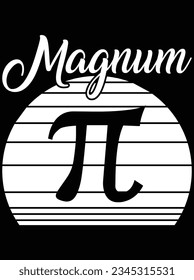 Magnum pi vector art design, eps file. design file for t-shirt. SVG, EPS cuttable design file svg