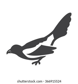 Magpie icon. 