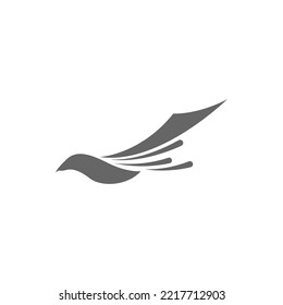 Magpie logo icon illustration design vector