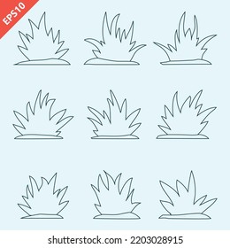 maguey plant design vector flat modern isolated illustration