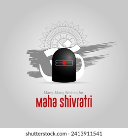 Maha Shivaratri is a Hindu festival dedicated to Lord Shiva.