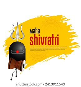 Maha Shivaratri is a Hindu festival dedicated to Lord Shiva.