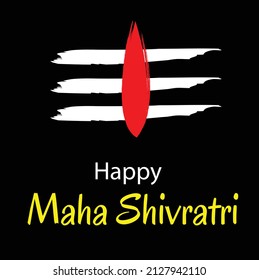 Maha Shivratri Festival Design Vector
