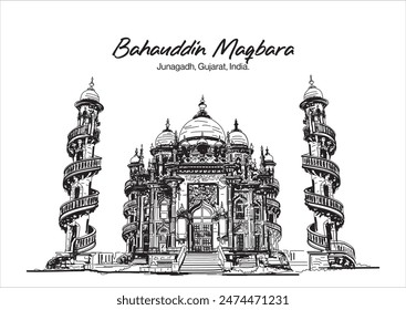 Mahabat Maqbara and Bahauddin Maqbra are mausoleums in Junagadh, Gujarat, India. 