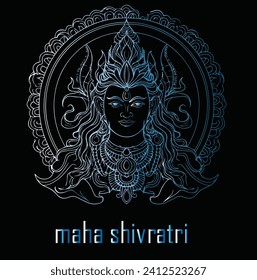 Mahadev god stock photo, vector image