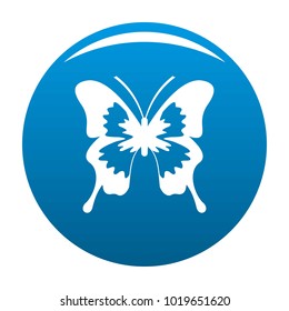Mahaon icon vector blue circle isolated on white background 