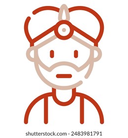 Maharaja icon for web, app, infographic, etc
