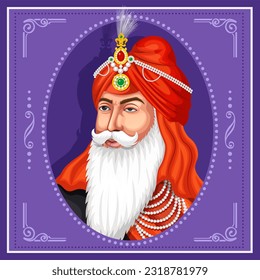 Maharaja Ranjit Singh, the first emperor of the Sikh empire.