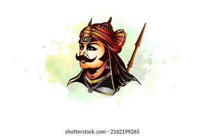 Maharana Pratap jayanti. Indian freedom fighter and Rajput King of Mewar