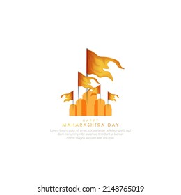 Maharashtra day - vector illustration of Maharashtra day