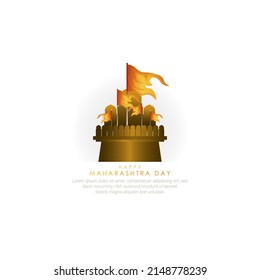 Día de Maharashtra - ilustración vectorial del día de Maharashtra