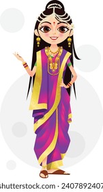 Maharashtra girl dress code Marathi Traditional Costume