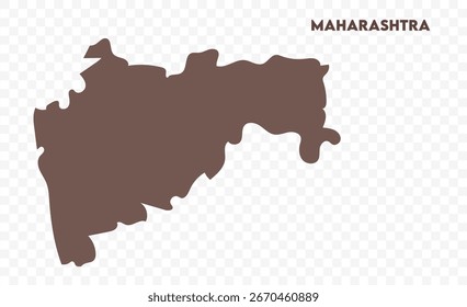Mapas de Maharashtra, estados indianos, adequado para educação, negócios, apresentações, impressão, uso da web e projetos geográficos criativos. Território da União Indiana.