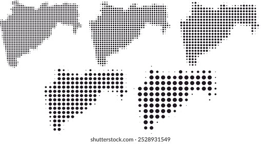 Maharashtra Map halftone in different sizes.eps
