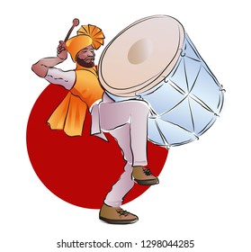 Maharashtrian Drumer from India