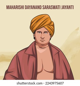 Maharishi Dayanand Saraswati Jayanti face