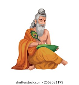maharishi valmiki jayanti poet isolated