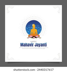 Mahavir Jayanti celebrates the birth of Lord Mahavir, the 24th and final Tirthankara (spiritual teacher) of Jainism.