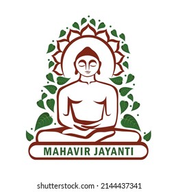 
Mahavir Jayanti Celebration Background,Vector Illustration