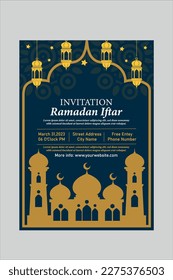 tarjeta iftar de mahe ramadan,tarjeta de fiesta iftar 2023