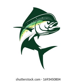 mahi mahi Fishing logo. A Unique, Fresh & Modern vector of this fish, Great for a you fishing Activity