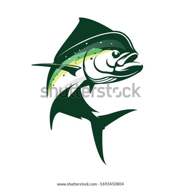 Mahi Mahi Fishing Logo Unique Fresh Stock Vector Royalty Free 1693450804