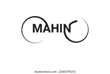Plantilla de vector de diseño de logotipo Mahin