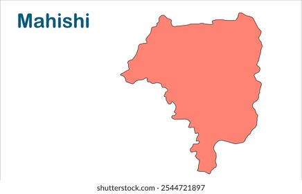 Mahishi subdivision map ,Saharsa District, Bihar State, Republic of India, Government of Bihar, Indian territory, Eastern India, politics, village, tourism